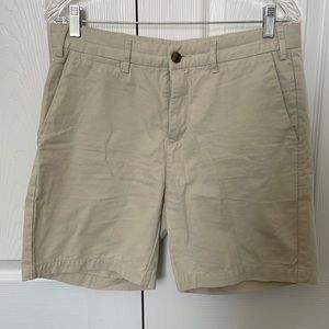 Slate and stone khaki chino shorts